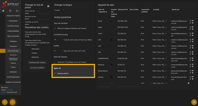 ai chat enable french