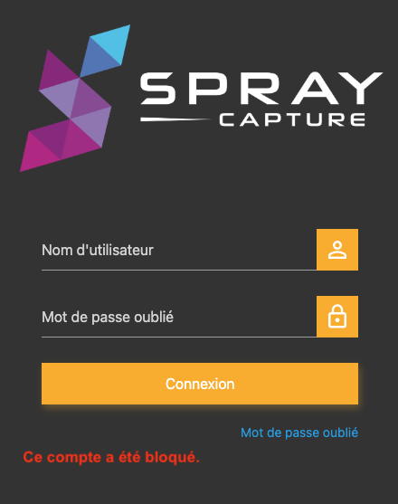 blocked account french