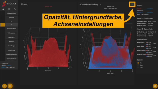 3D additional settings german