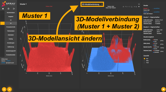 3D default pattern view german