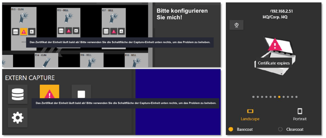 certificate expired german