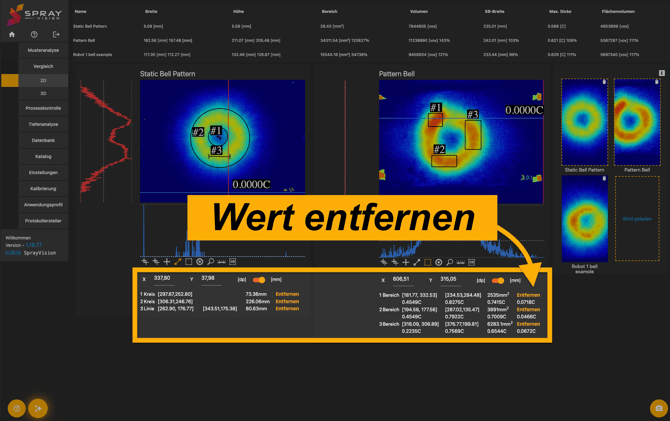 remove value comparison german