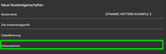 target editor directory german