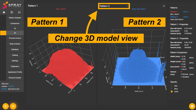 3D comparison uploaded