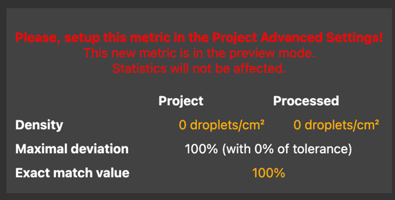 droplet analysis preview