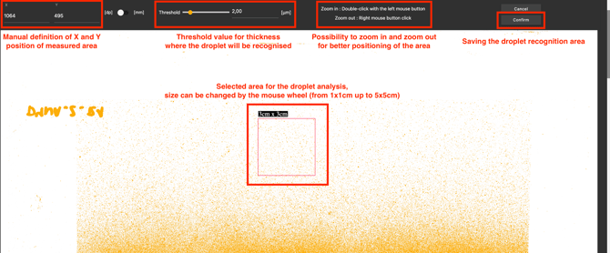 droplet analysis select