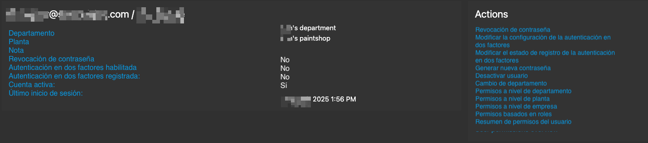 Admin choices spanish