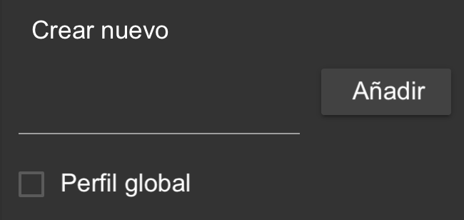 create global profile