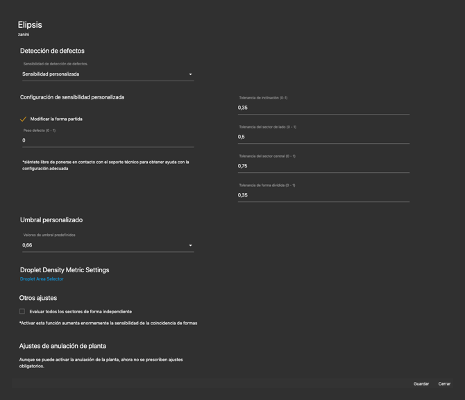 ellipse project spanish